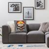 Black Grey Skull Face Día De Los Muertos Pillowcases Vintage Pillow Case For Couch Sofa Bedroom Soft Pillow Cover