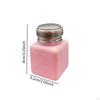 Alcohol Pump Dispenser Bottle for Makeup Remover In Pink