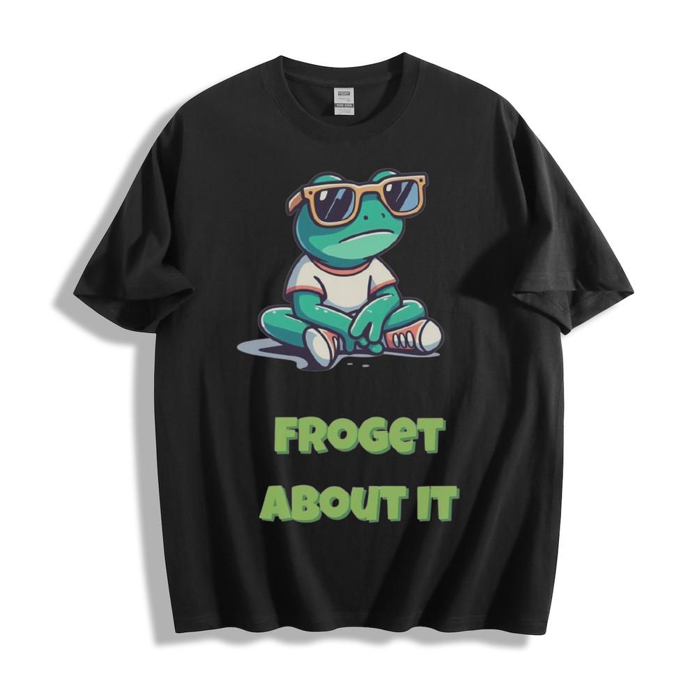 

Froget About It Cool Frog Graphic T - Shirt 4XL