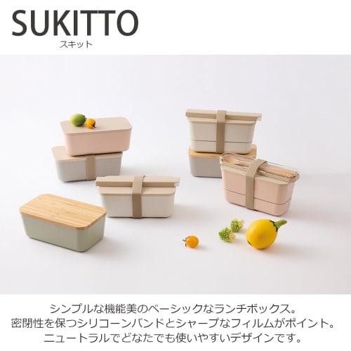 Takenaka SUKITTO Cutlery Set, Wooden Chopsticks and Spoon Set, Beige, Case: Approx. 4.6 X 19.3 X 1.8 Cm, Chopsticks and Spoon: Approx. 18 Cm, T-36402