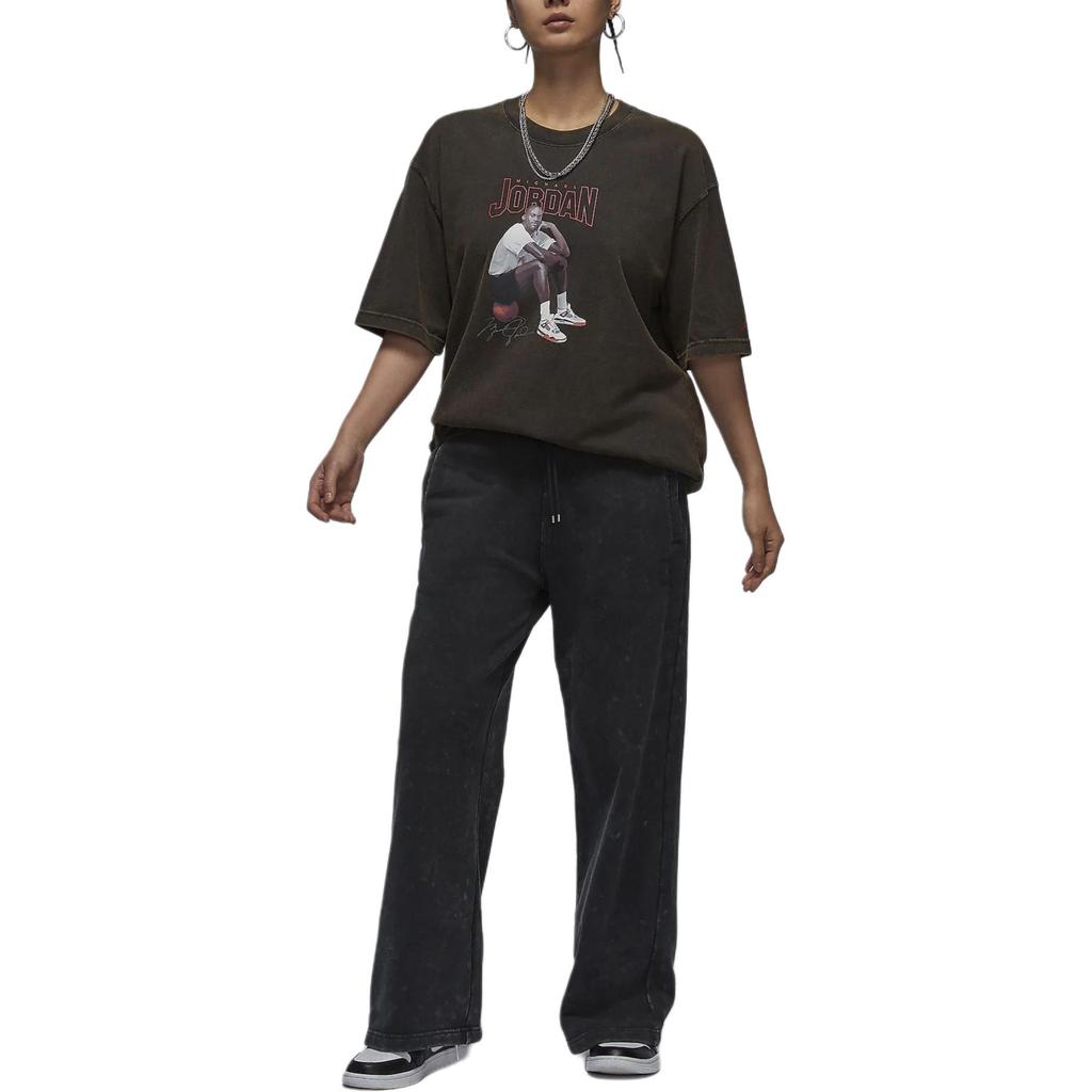 New Jordan Flight Fleece Casual Pants Women's Black FZ6795-010