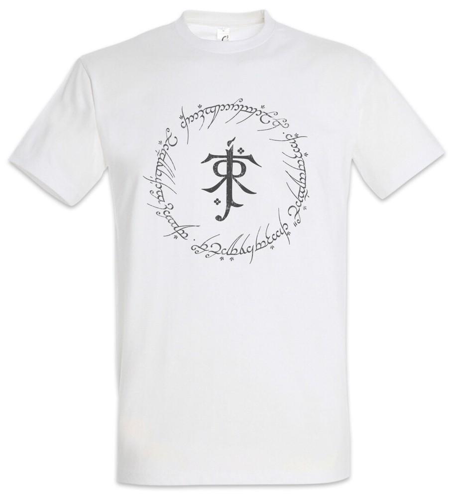 

Ring Text T-Shirt Lord of Sam Frodo the Rings Inscription Mordor Sauron 4XL
