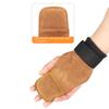 Double Layers Pu Leather Gloves Wrist Straps For Weight Lifting Grips Women Men Gym Deadlift Training Bench Press Pull-Up Gloves