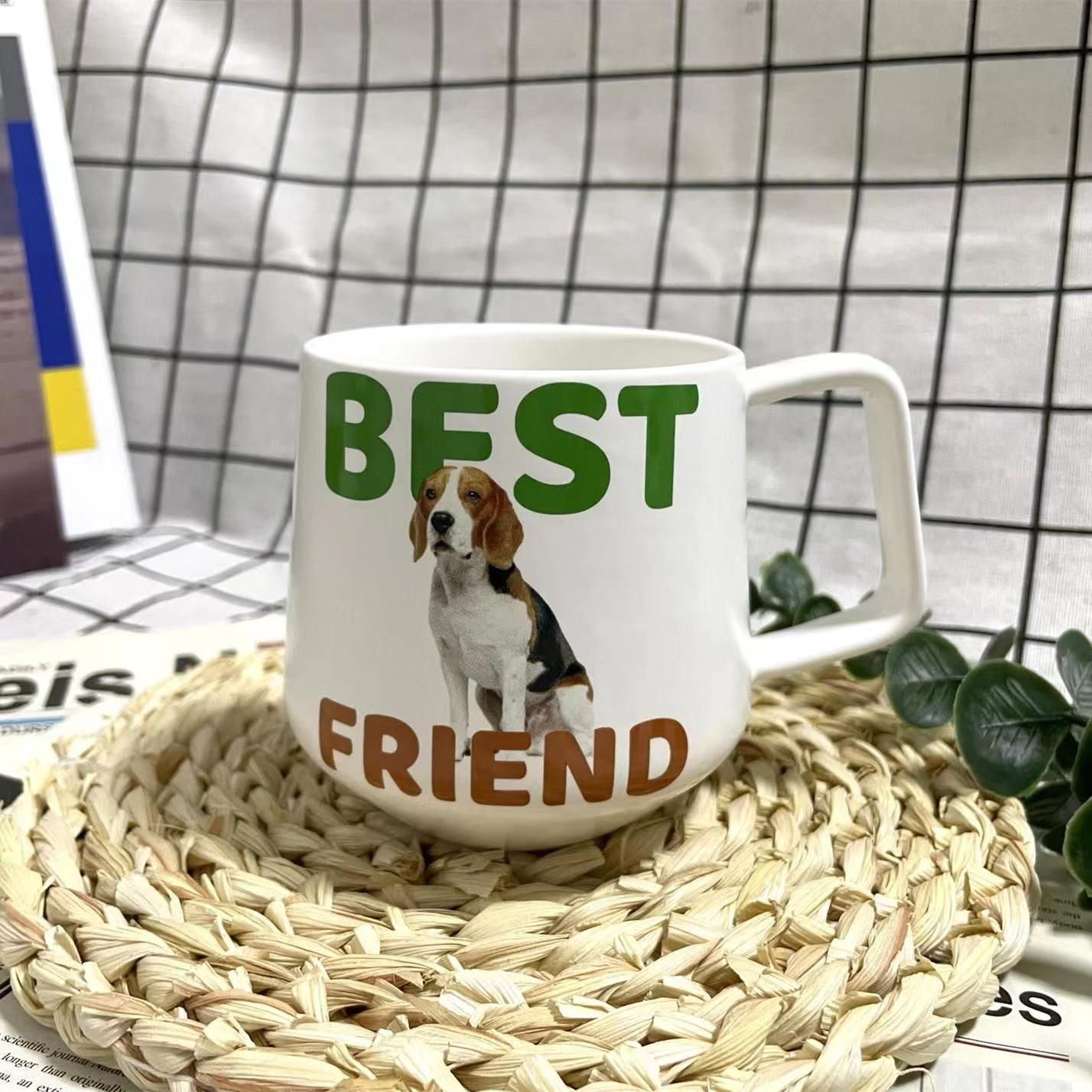 

Креативная рождественская кружка для вечеринки из костяного фарфора Рождественская планета Молочная чашка для чая и кофе Подарочная чашка 201-300ml