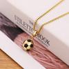 Football Necklace Men's Titanium Steel Non Fading Creative Sports Style European And American Stainless Steel Jewelry Pendant