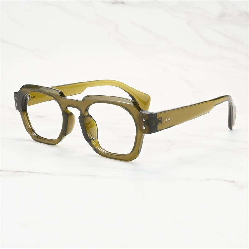 

Retro Square Classic Rice Stud Frame Myopia Glasses Prescription Nearsight Anti Blue Light Computer Women Near Sight Eyewear 0
