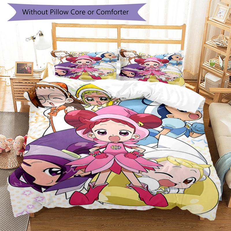 3pcs DoReMi1 Design Cover Set - HD Printed Bedding with 1 Cover and 2 Pillowcases - Perfect for Home and Dorm Decor