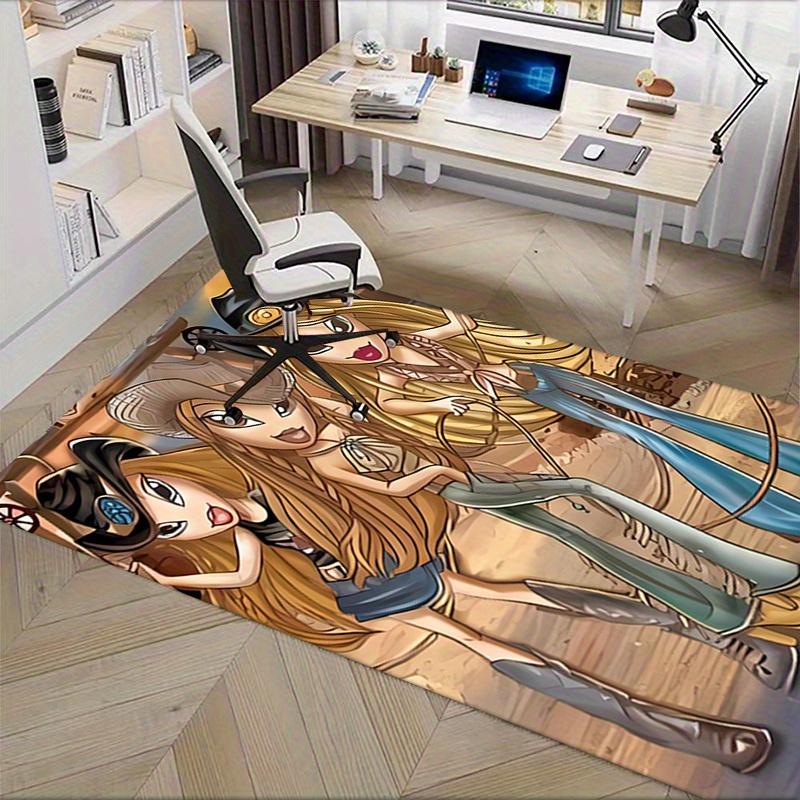 1pc Cowgirl,Western,Bratz Office Carpet Soft Polyester Entrance Carpet Washable Non slip Machine Was