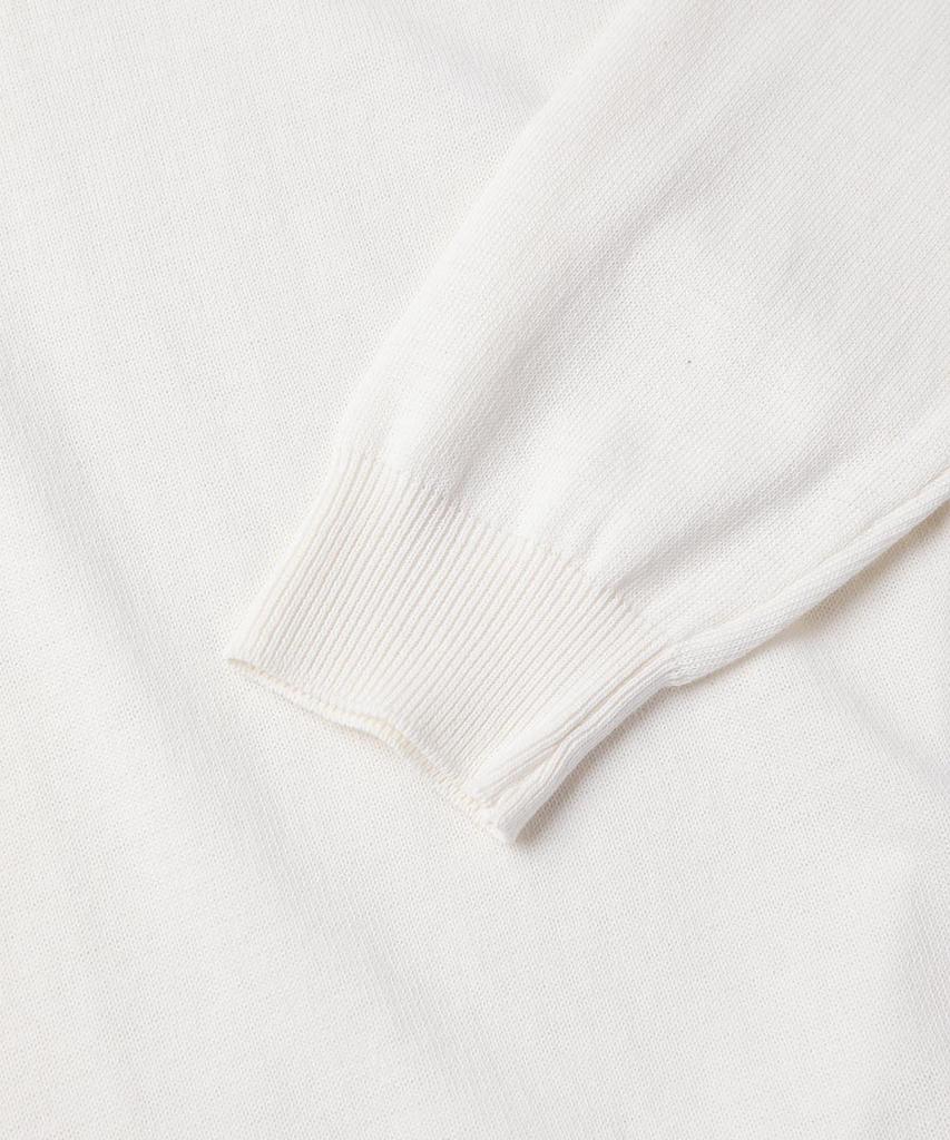 PANICALE Rib Detail Cotton Sweater [2 Colors]