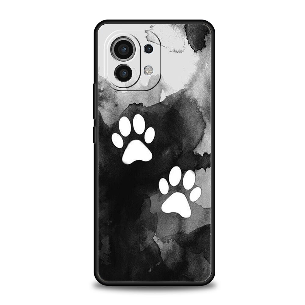 

Милый чехол для телефона с отпечатком лапы собаки для Xiaomi Mi 15 14 Pro 13 12 11 Lite 10T 11T 12T 13T 14T Poco X6 X5 X4 X3 NFC F3 F4 GT Xiaomi 15