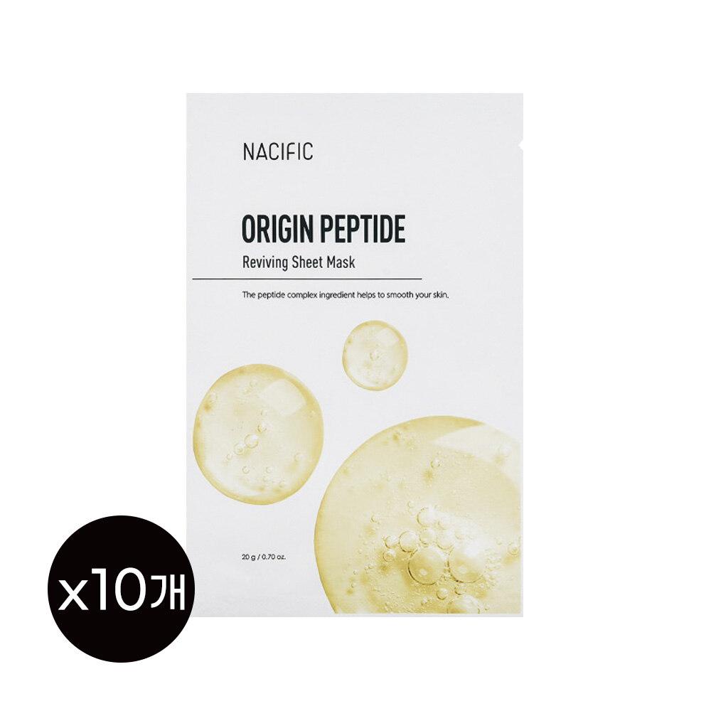 NACIFIC Origin Peptide Reviving Sheet Mask x10