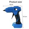 Electric Hot Melt Glue Gun Glue Stick For Dewalt For Makita/Milwaukee 18V Lithium Battery 7/11mm Glue Stick DIY Tool Repair Tool