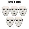 1-20PCS Halloween Cosplay Masquerade Mask Full Face Hand Painted Design for Kids and Adults Party Decoration Costume Accessories