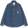 Ss26 W Alta Shirt Jac Chest Pocket Denim Casual Square Label Shirt Women Shirts I036232-01-06