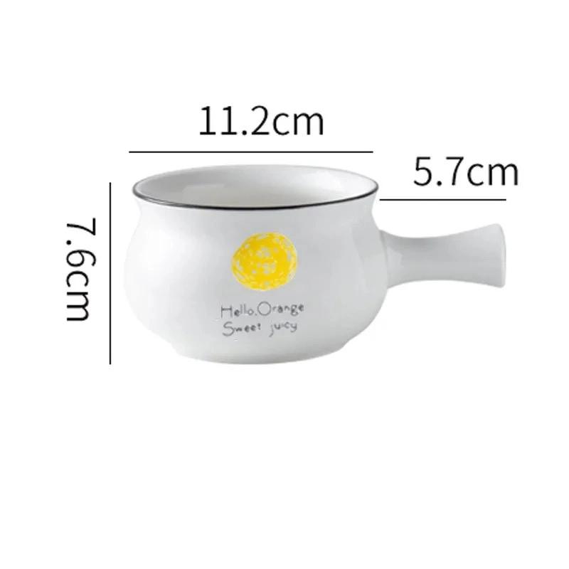 

Керамический набор посуды – Тарелки и салатники для завтрака и ужина Orange