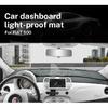 Flanell Armaturenbrettabdeckung Für Fiat 500 2008-2023 Abarth 595 2012 2013-2023 Linkslenker Rechtslenker Auto Armaturenbrett Sonnenschutzmatte Teppichpolster Zubehör