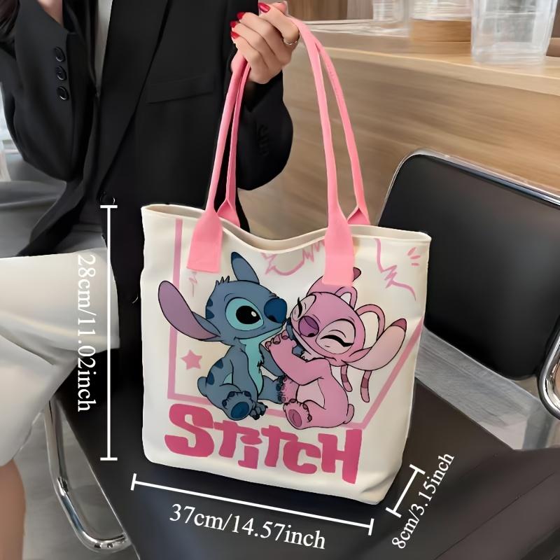 Disney Stitch Casual Crossbody Storage Bag with Zipper Closure, Commuting, Shopping, Gifts