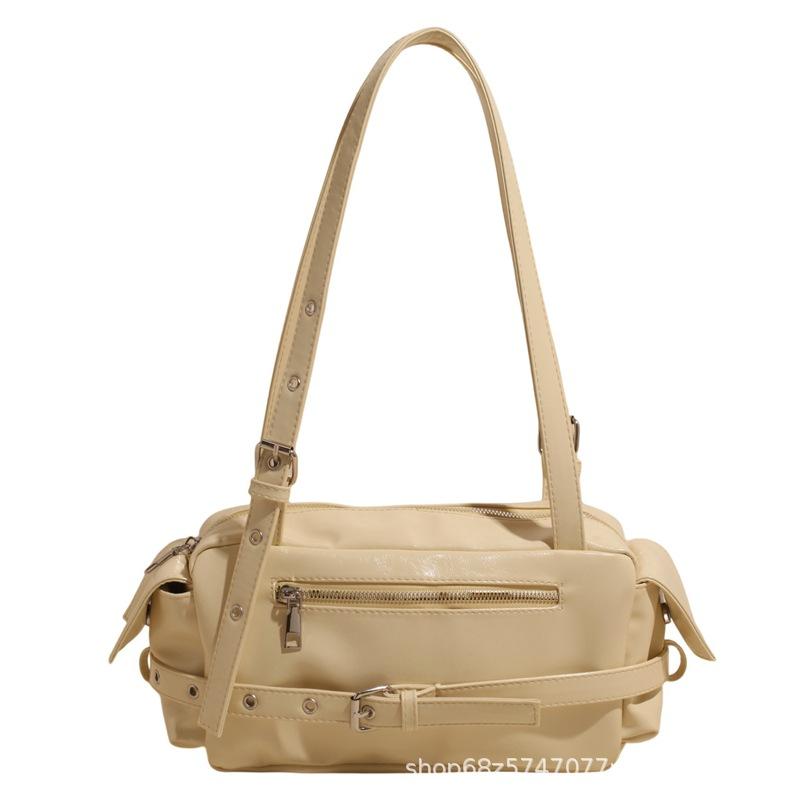 Fashion Trend Armpit Bag Women 2025 New Retro Large Capacity Commuter Shoulder Bag Simple Women's Boston Bag