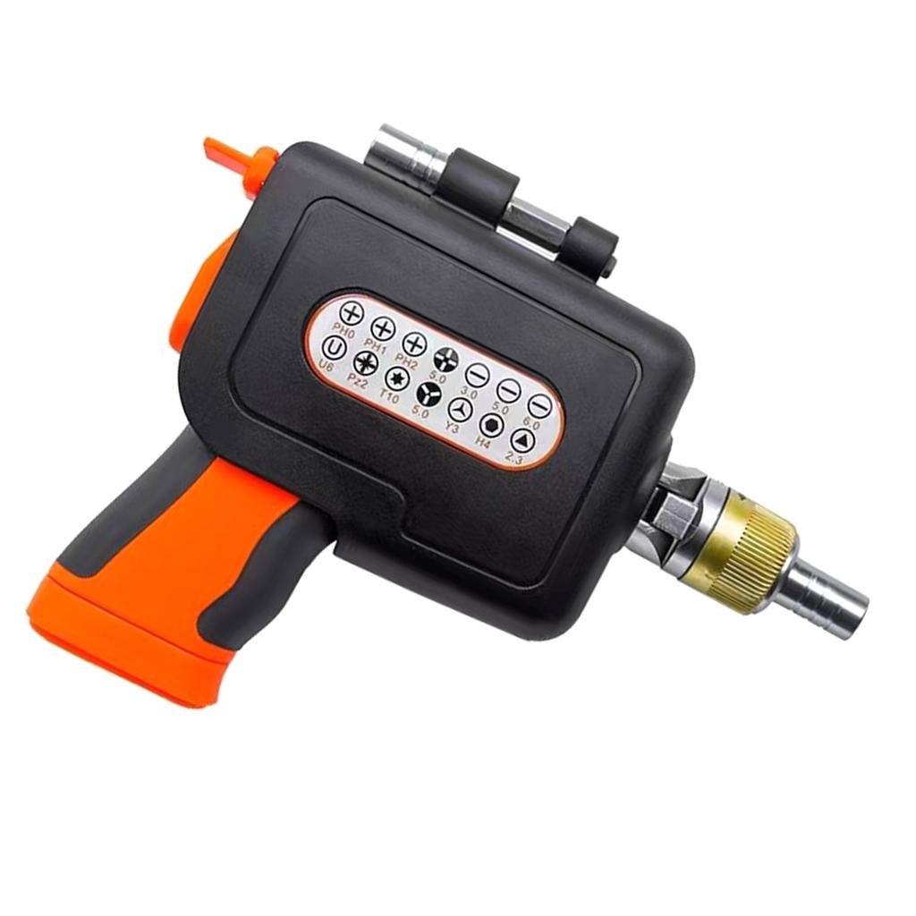 16-in-1 Multi Screwdriver Set Multi Angle Electric Screwdriver Guns with Magnetic Bit Magazine Manual Screwdriver Set