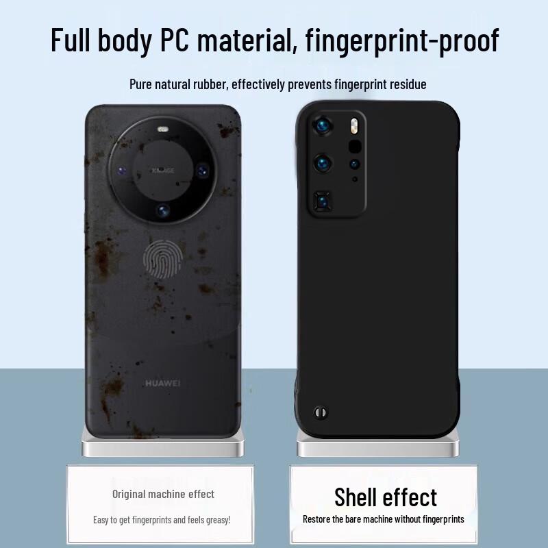 POZZO Minimalist Matte Slim Frameless Phone Case for Huawei