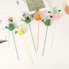 Dopamine Color Flower Pot Plugin Cartoon Potted Decoration New Ground Plug Accessories  Garden