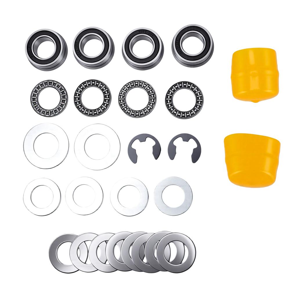 Front Wheel Bushing To Bearing Conversion Kit Replacement for L100 L105 L108 L110 L120 L130 D100 D120 M123811 Front