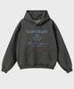 Sp Heritage Pigment Oversized Hoodie Charcoal