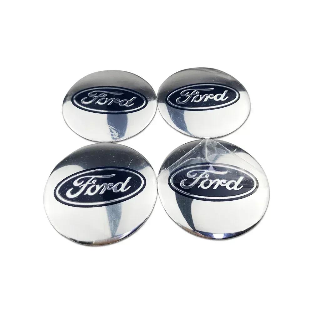 Samolepka na auto 56MM, nálepky na ráfky kol, nálepky na středový náboj pro Ford Kuga Fusion Shelby ST RS Mondeo Focus 2 3 Fiesta Explorer Ed
