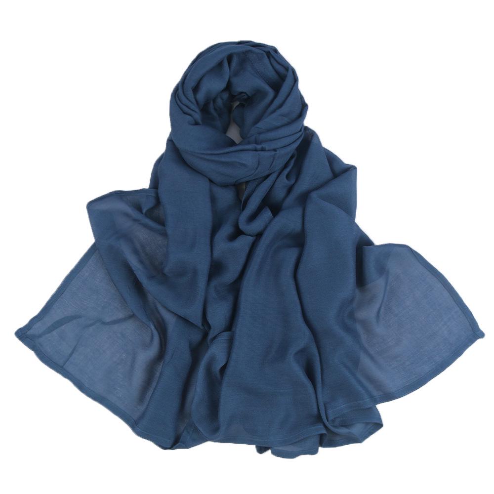 Breathable Rayon Wide-Brim Shawl & Scarf