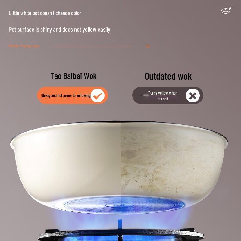 ASD Nano Ceramic Crystal Stone Non-stick Frying Wok