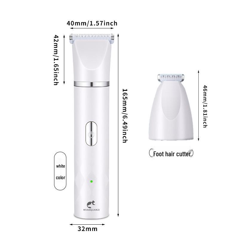 Multifunctional Pet Grooming Tool: Shaver, Clipper, Nail Grinder & Trimmer