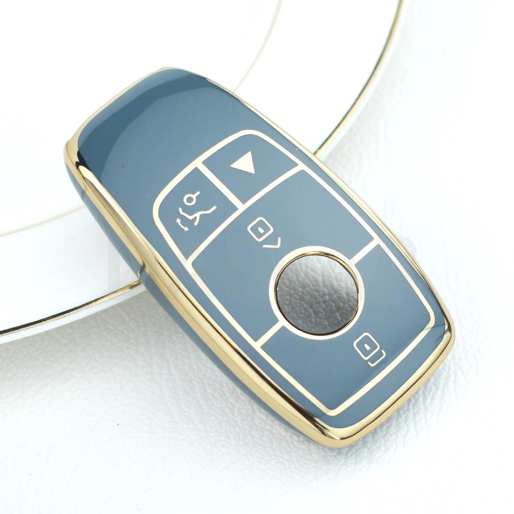 For Mercedes Benz A C E S G Class GLC CLE CLA W177 W205 W213 W222 X167 AMG TPU Car Remote Key Case Cover Shell Accessories