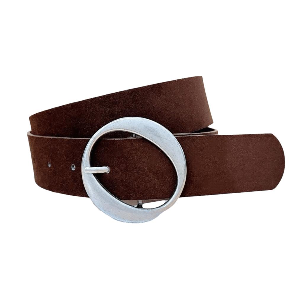 

Fashion Silver Pin Buckle Suede Leather Belt Luxury Design Versatile Women Waist Belt Retro Waistband Jeans Decoration