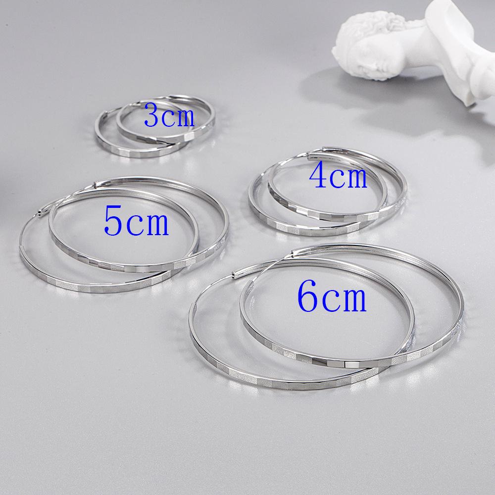 Personalized Trendy Fashionable Square & Round Big Hoop Earrings for Women