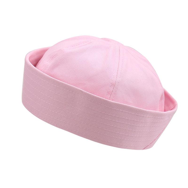 1pc Fashionable Striped Sailor Hat Versatile Breathable Korean Style Ins Flip Cuff Octagonal Beret Hats Sunscreen UV Protection