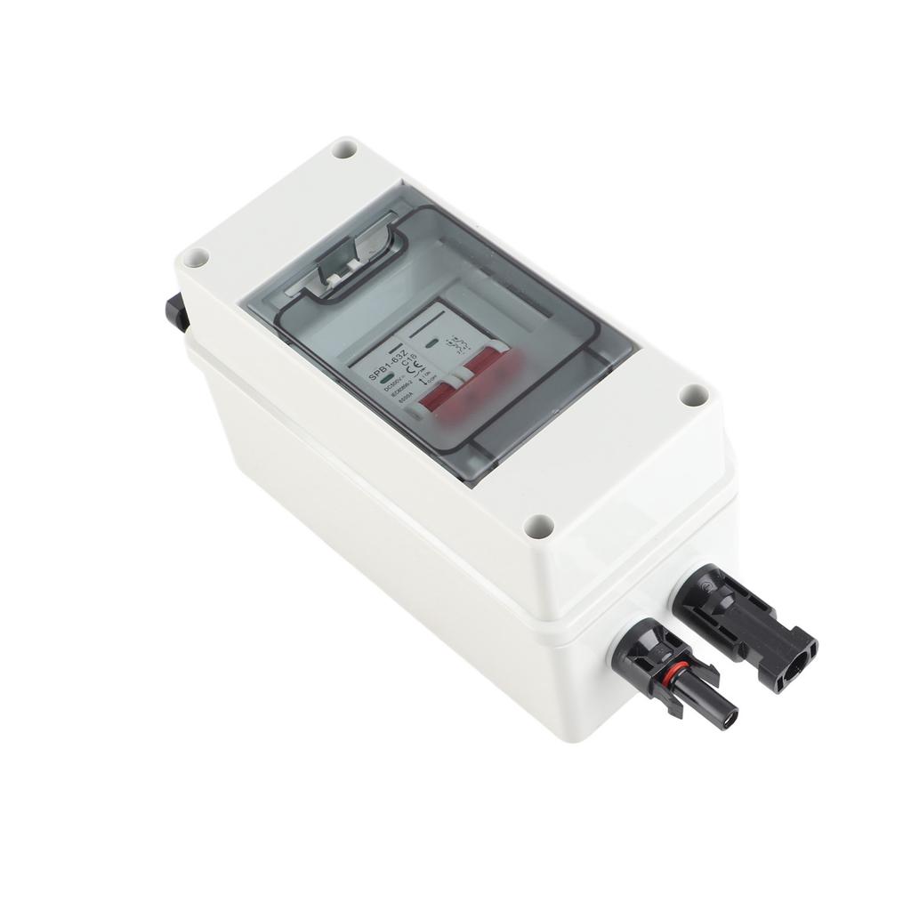 Solar Disconnect Switch Mini Circuit Breaker with IP65 Waterproof Distribution Box PV Disconnector DC500V 16A
