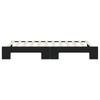 Extendable Daybed Black 100 x 200 cm Velvet