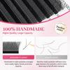 XIUSUZAKI YY Shape Black Brown Eyelashes Extensions Two Tips 2D yy False Lashes Natural Premade Volume Fans Individual Lashes