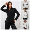 Y2K Office Women's Simple Striped Button Down Retro Fit Long Sleeve Shirt Work Commuting Button Collar Tops Streetwear Autumn