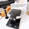 Kaffeemaschinen-Waagenständer Edelstahl Höhe Auslaufsicheres Design Kaffee Elektronischer Wiegeständer für Zuhause Bar