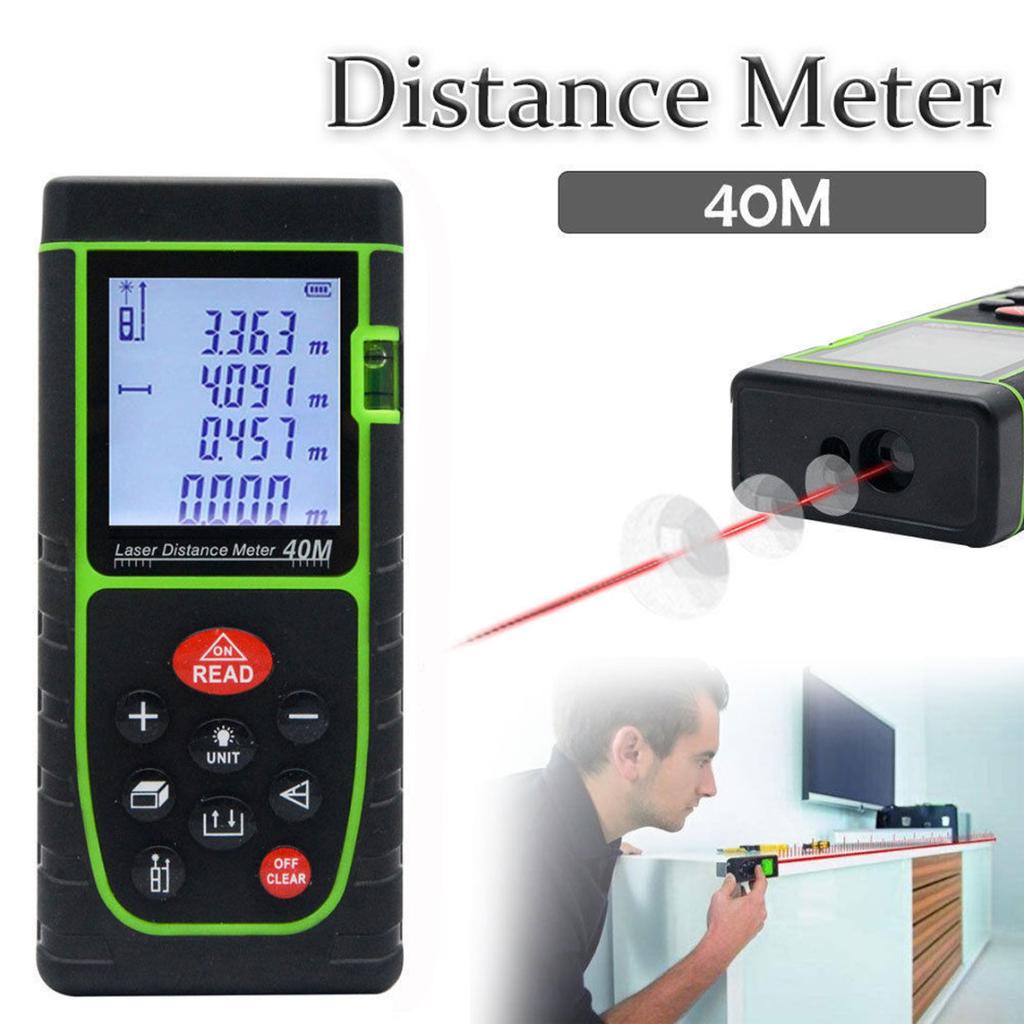 Cheap Mayitr 40m Handheld Digital Laser Distance Meter Range Finder