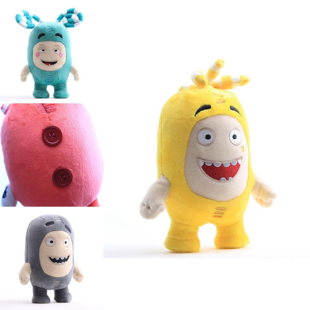 Entzückende Oddbods 23cm Plüsch Weiches Kuscheltier Newt Bubbles Pogo Zee Jeff Fuse Slick Puppe