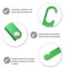 1 Pc Aluminum Foldable Portable Drain Hangers for Business Trips Ultra-light Non-slip Hangers for Road Trips Outdoor Camping Accessories