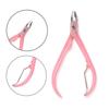 Transparent Pink Nail Clippers Sharp Dead Skin Remover, Portable Toenail Trimmer with Comfortable Grip, Ideal for Home Manicure, Nail Care Tool