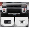 For Toyota Land Cruiser 250 LC250 Prado 2024 + Car Style Front Fog Light Cover Protector Decoration Accessories Lamp Frame Trim