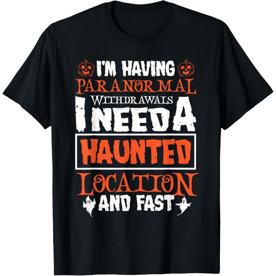Футболка Охотник за привидениями Паранормальный следователь Паранормальная зависимость S