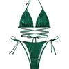 2023 Sexy Strappy Backless Triangle Halter Neck Bikini