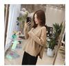 Women's Korean Style Long Sleeve Knit Sweater - Half High Collar, Loose, Thickened, Perfect for Autumn/Winter.