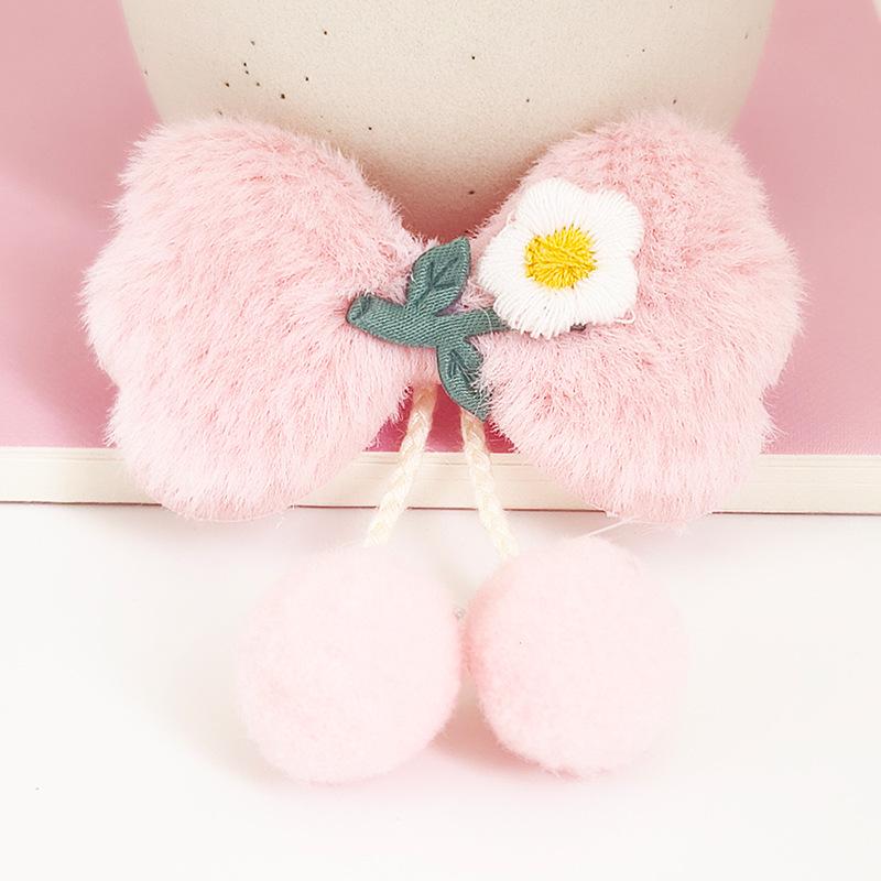 Women's Decorative Accessories: Embroidered Cartoon Flower Bowknot Fabric Patches for Clothing, Shoes, and Hats.