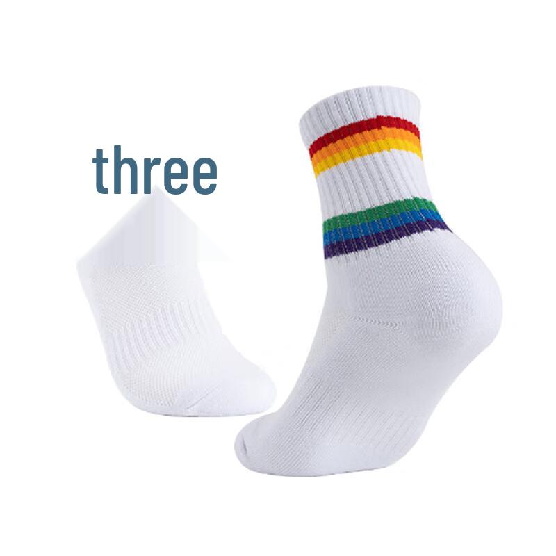 Milin Anti-Slip Sweat-Absorbent Mid-Calf Sports Socks